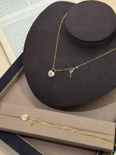 Collana Key S925 Placcato Oro 18K Zircone