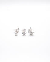 Tris Orecchini Stella S925 Argento Zircone