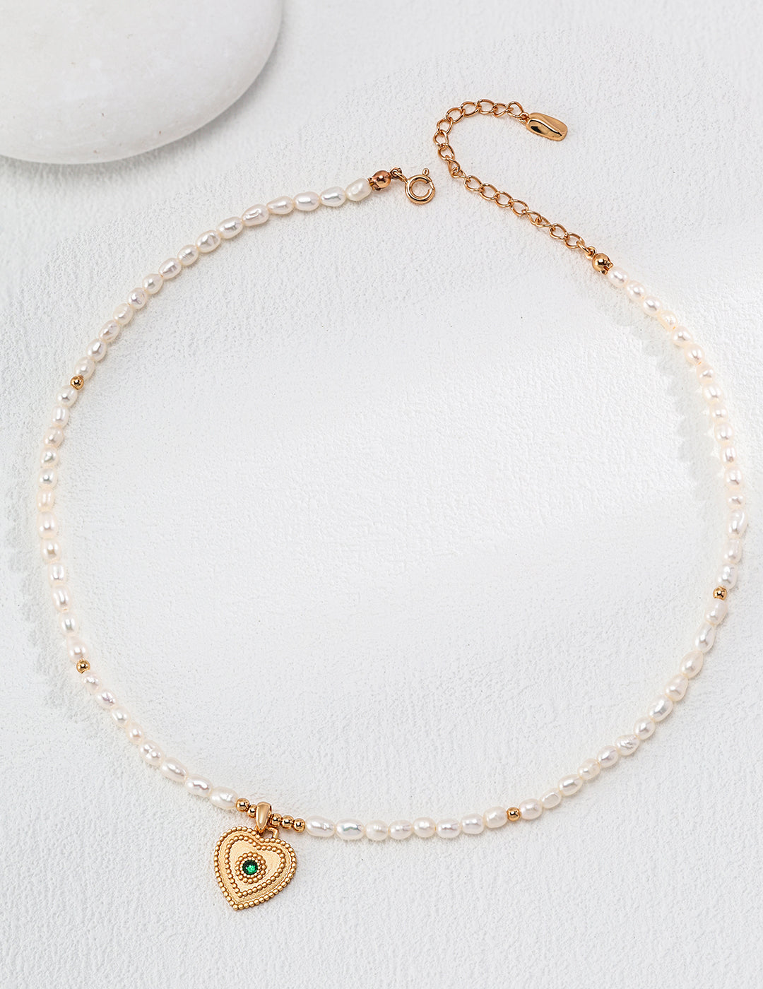 Set Collana & Orecchini Goccia S925 Placcato Oro 18k Perle Naturali