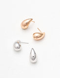 Orecchini Goccia S925 Argento Placcato Oro 18k