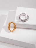 Anello Sirena S925 Placcato Oro 18k Perla Naturale