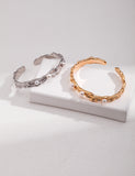 Bracciale Sirena S925 Placcato Oro 18k Perle Naturali
