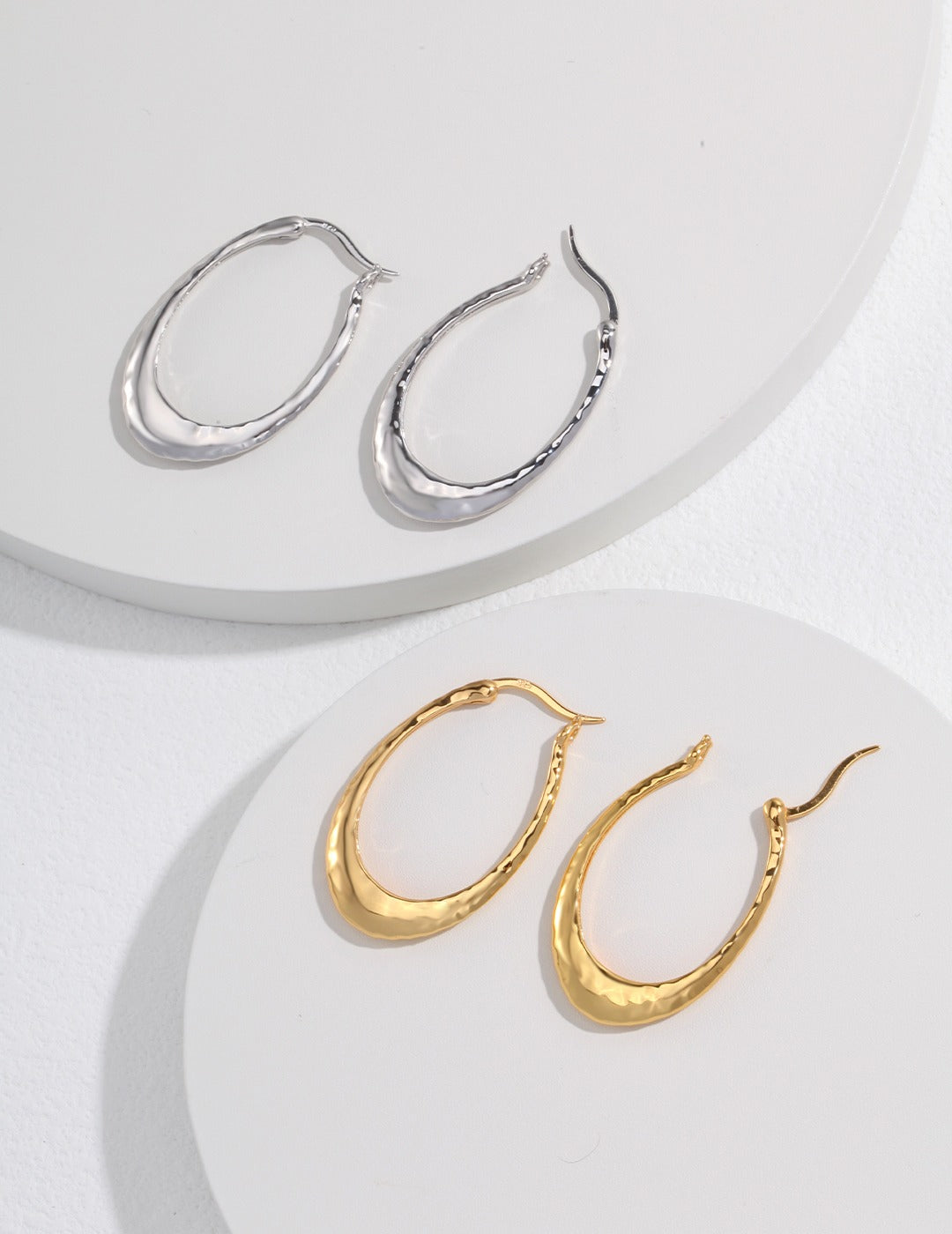 Orecchini Goccia S925 Placcato Oro 18k
