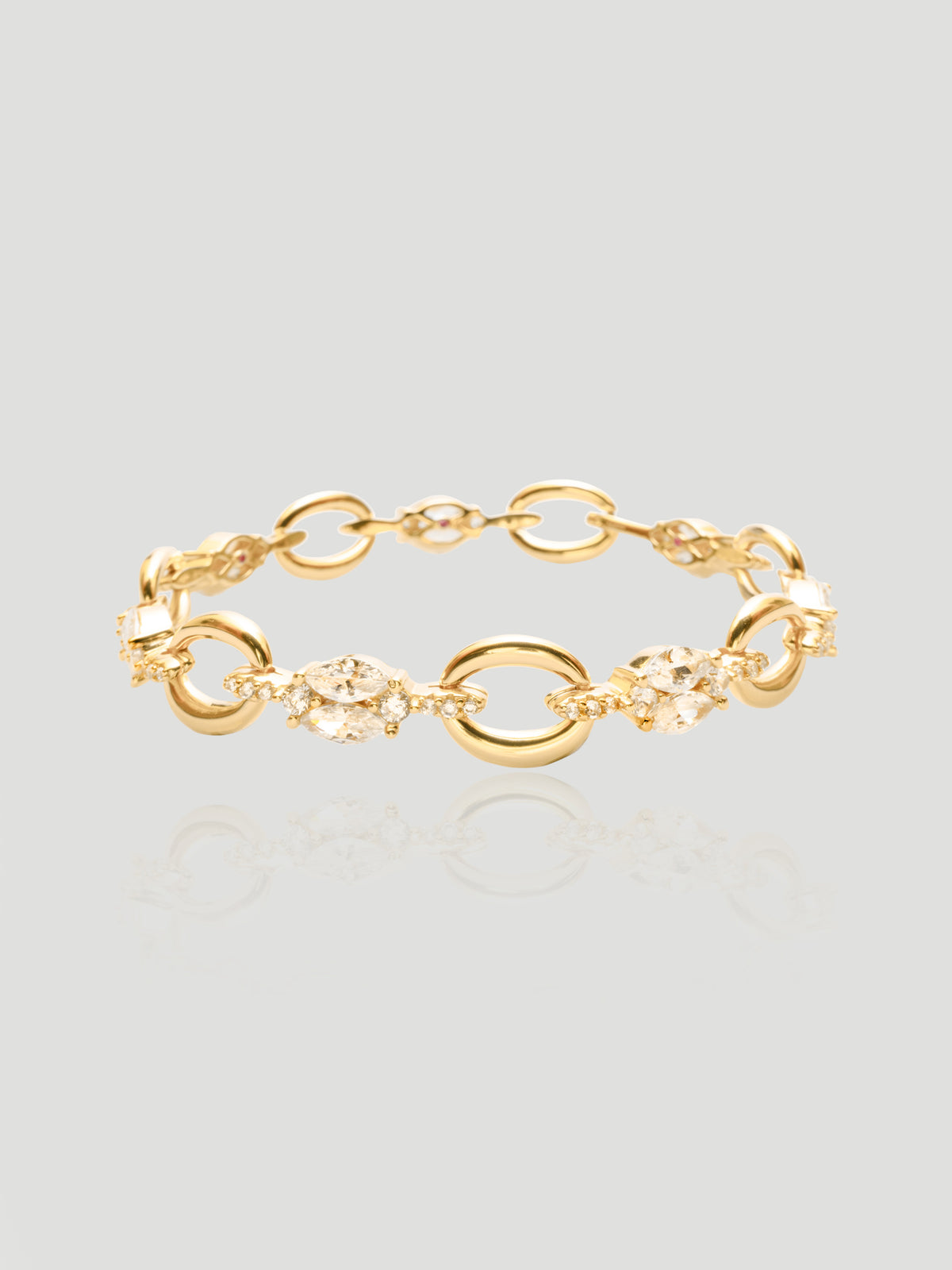 Bracciale Emma S925 Placcato Oro Zirconi
