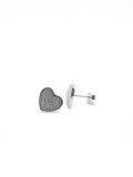 Orecchini Cuore S925 Argento Zircone