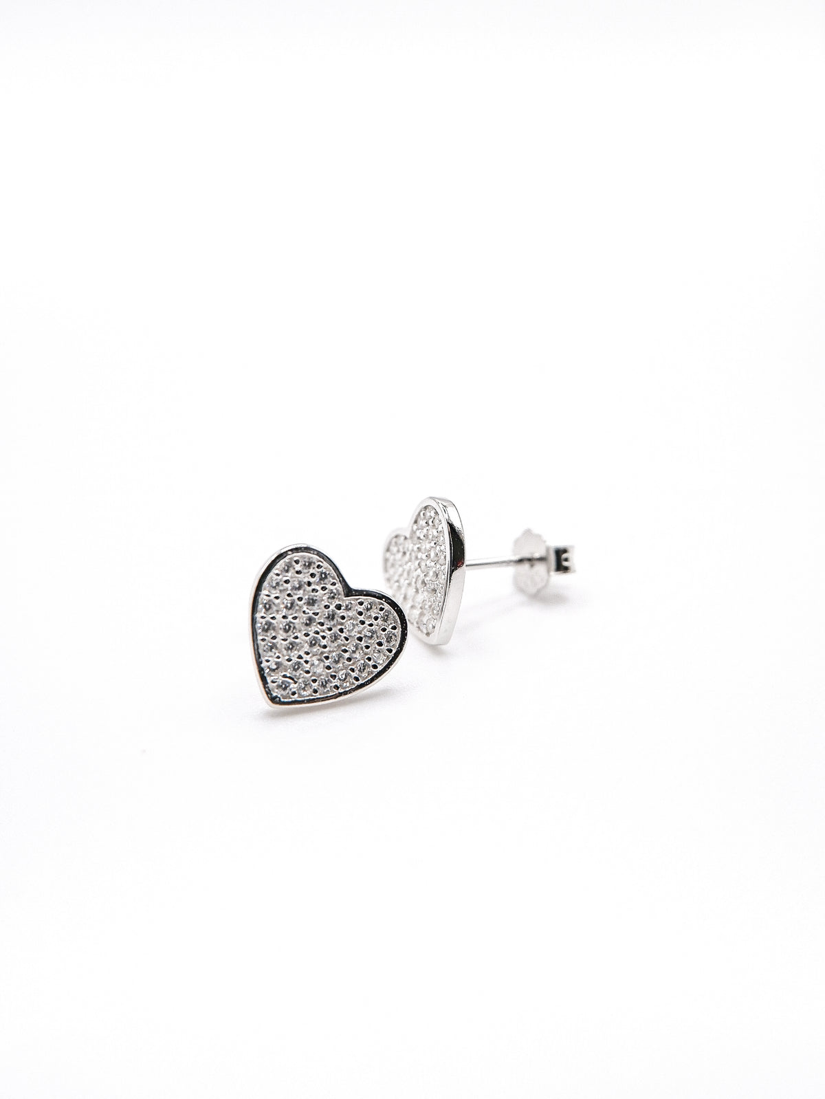 Orecchini Cuore S925 Argento Zircone