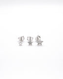 Tris Orecchini Stella S925 Argento Zircone