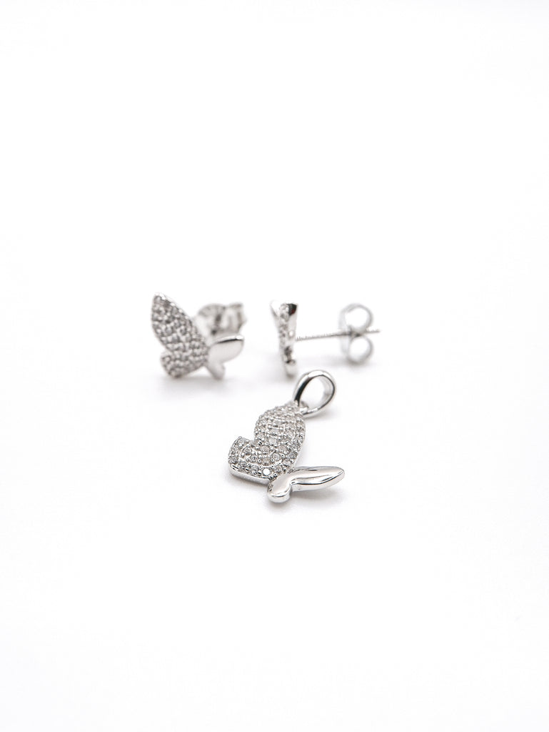 Ciondolo farfalla mm. 10 Argento 925 x1 - Perles & Co