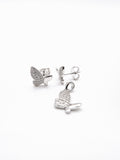 Set Farfalla S925 Argento Zircone