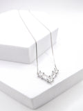 Collana V  S925 Argento Zircone