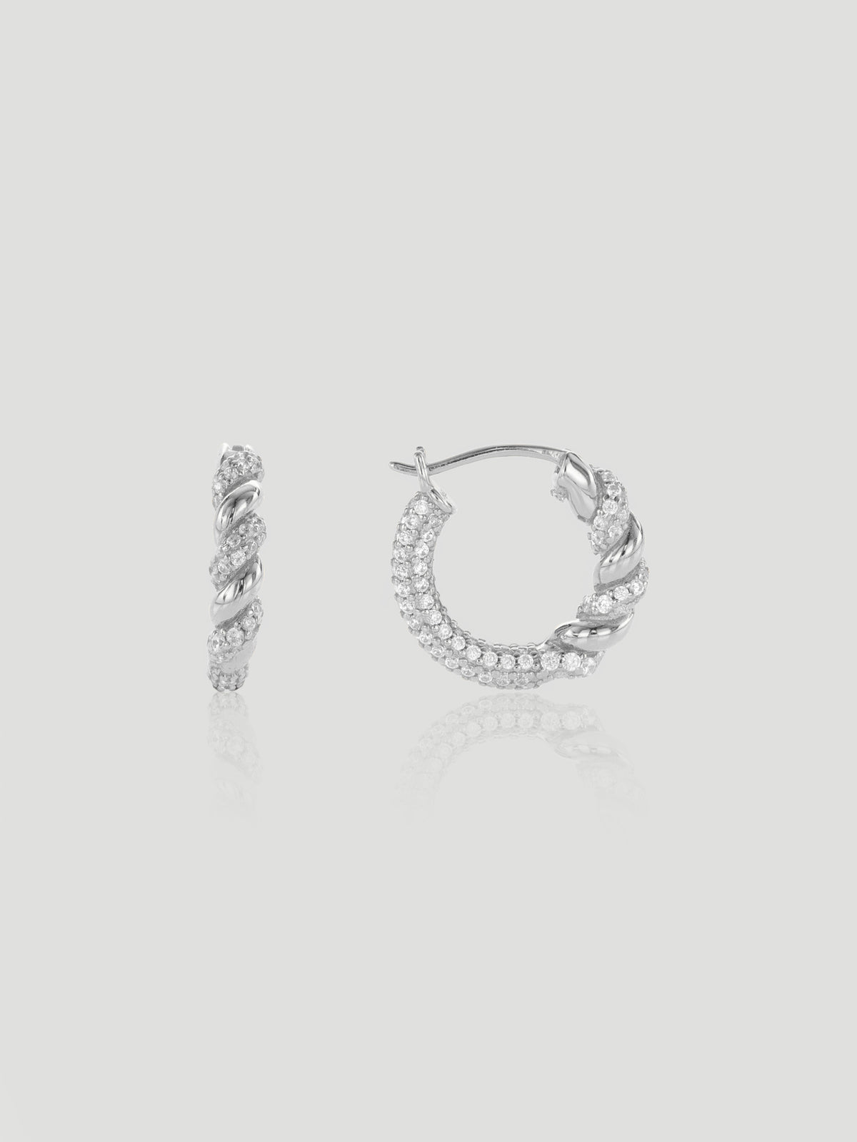 Orecchini Ely S925 Argento Zircone