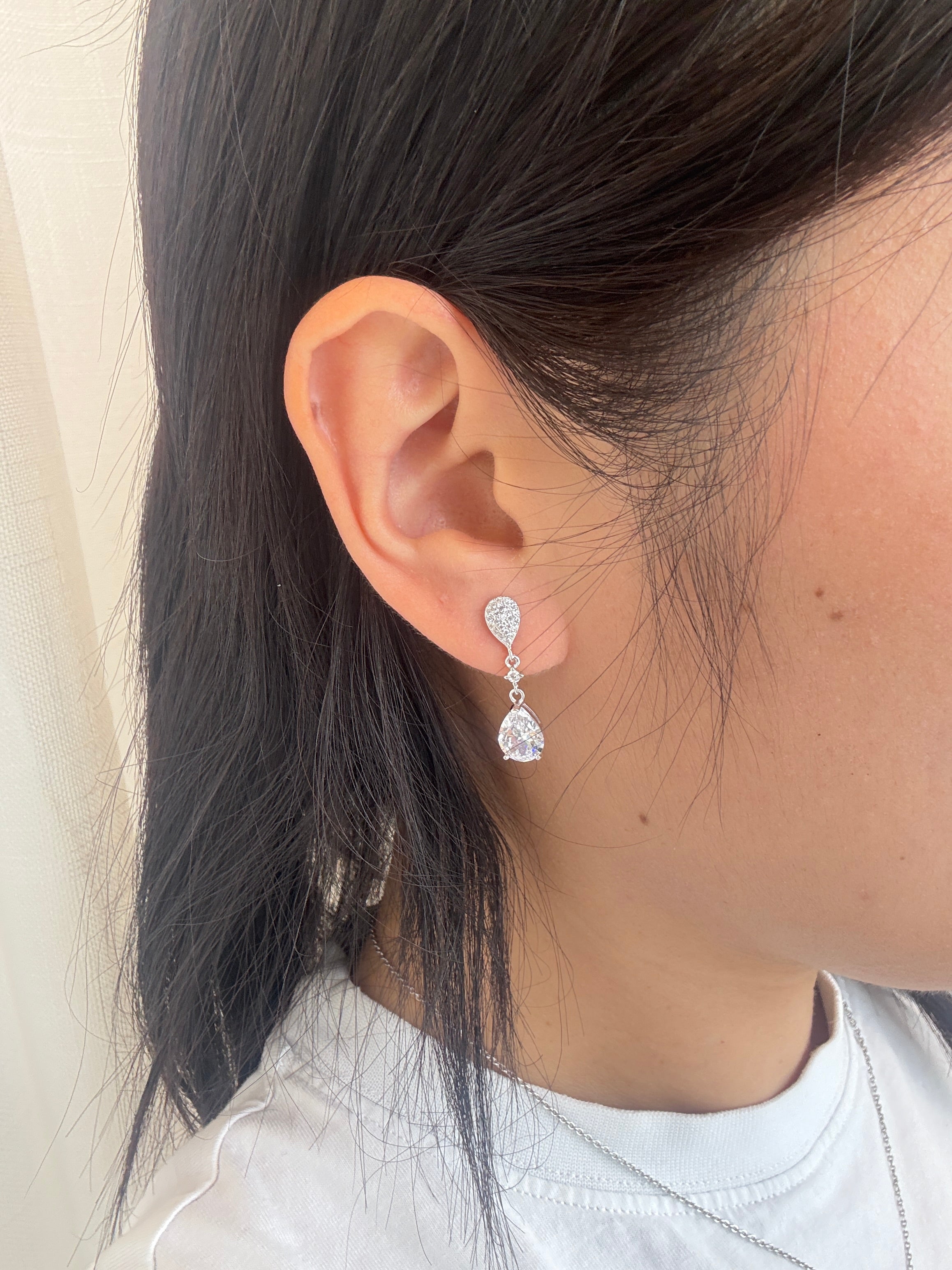 Orecchini Diamond S925 Argento Zircone