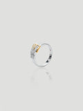 Anello Kelly S925 Zirconi Placcato Bicolore