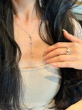 Collana Cometa S925 Argento Zircone